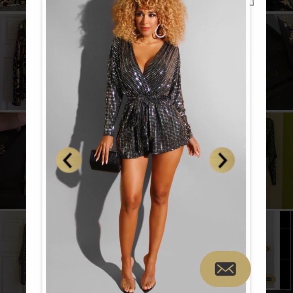 Touch Dolls Sequin Romper